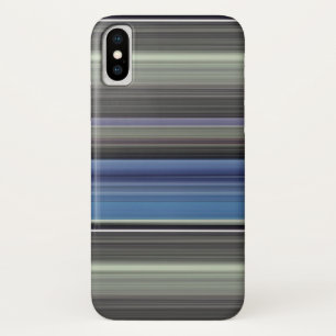 Abstract #1: Blue and grey iPhone X Case