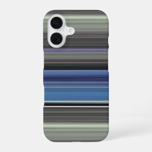 Abstract #1: Blue and grey iPhone 16 Case