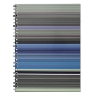 Abstract #1: Blue and grey Notebook