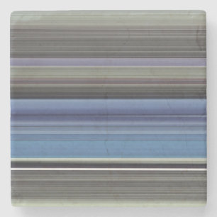 Abstract #1: Blue and grey Stone Coaster