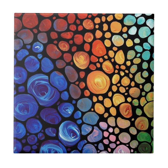 abstract-1 ceramic tile (Front)