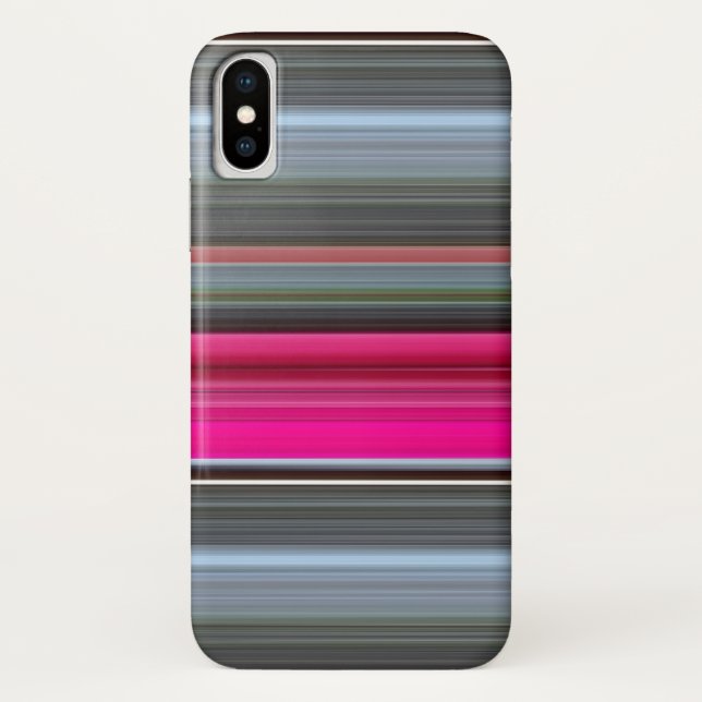Abstract #1: Cerise and gray Case-Mate iPhone Case (Back)