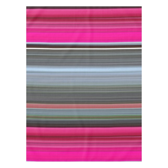 Abstract #1: Cerise and gray Tablecloth (Front)