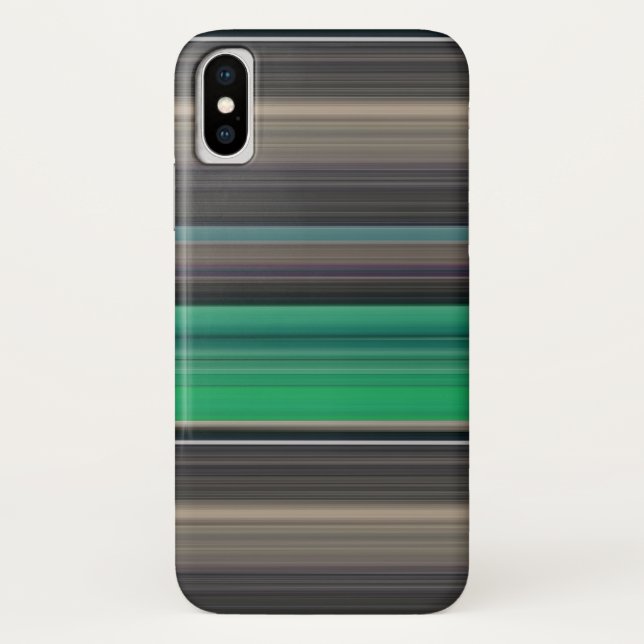 Abstract #1: Green and gray Case-Mate iPhone Case (Back)