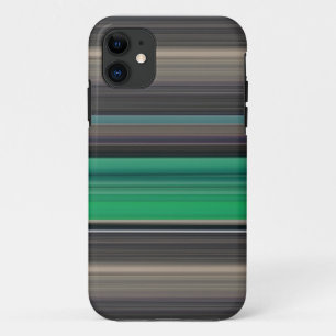 Abstract #1: Green and grey iPhone 11 Case