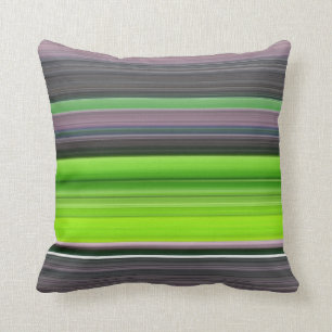 Abstract #1: Lime and grey Cushion