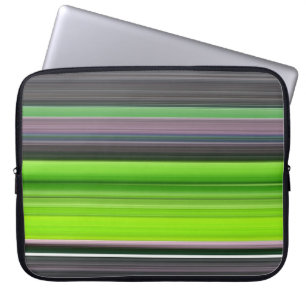 Abstract #1: Lime and grey Laptop Sleeve