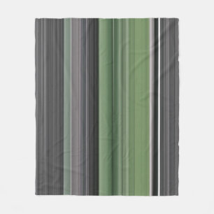 Abstract #1: Olive green and grey Fleece Blanket