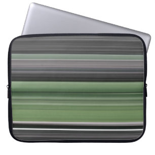 Abstract #1: Olive green and grey Laptop Sleeve