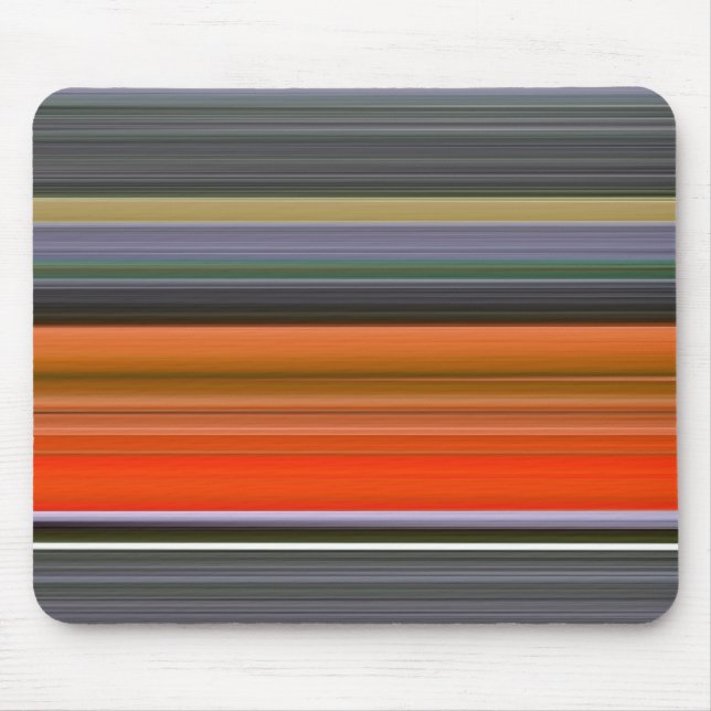 Abstract #1: Orange and grey Mouse Pad (Front)