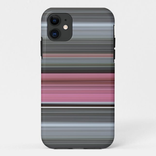 Abstract #1: Pink and gray Case-Mate iPhone Case (Back)