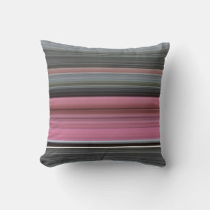Abstract #1: Pink and grey Cushion