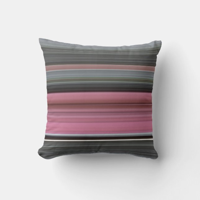 Abstract #1: Pink and grey Cushion (Front)