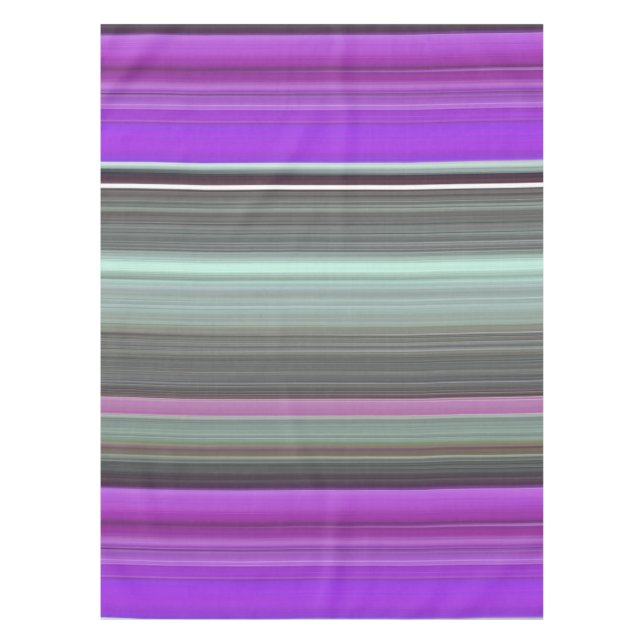Abstract #1: Purple and gray Tablecloth (Front)