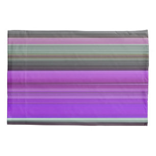 Abstract #1: Purple and grey Pillowcase