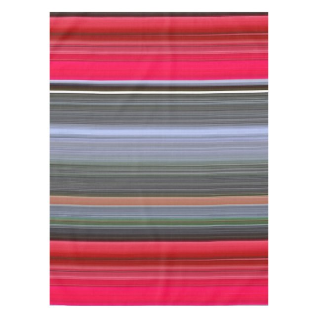 Abstract #1: Red and Gray Tablecloth (Front)