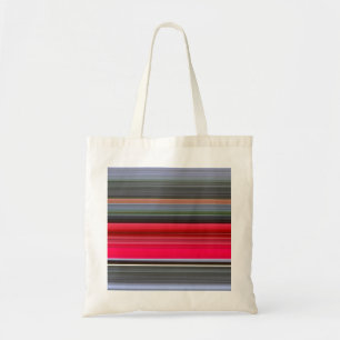 Abstract #1: Red and Grey Tote Bag
