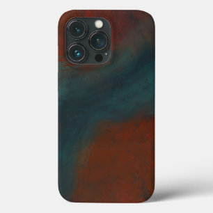 Abstract 1: reds and blues iPhone 13 pro case