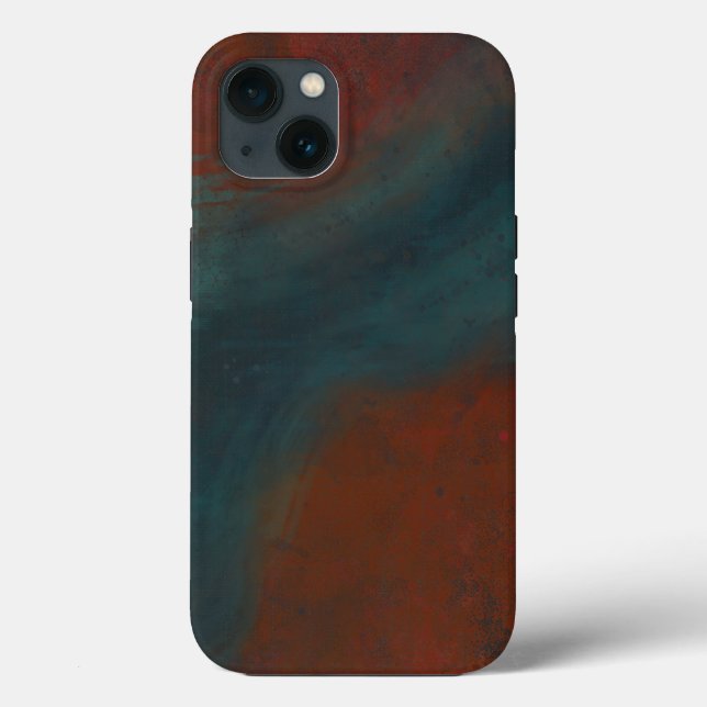 Abstract 1: reds and blues Case-Mate iPhone case (Back)