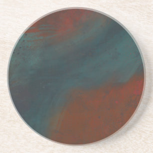 Abstract 1: reds and blues coaster