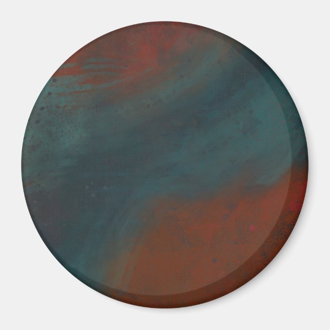 Abstract 1: reds and blues magnet (Front)