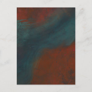 Abstract 1: reds and blues postcard