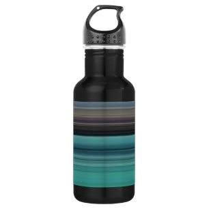Abstract #1: Teal and grey 532 Ml Water Bottle