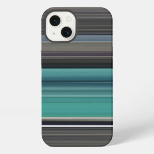 Abstract #1: Teal and grey Case-Mate iPhone Case