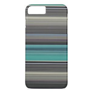 Abstract #1: Teal and grey iPhone 8 Plus/7 Plus Case