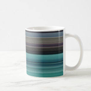 Abstract #1: Teal and grey Coffee Mug