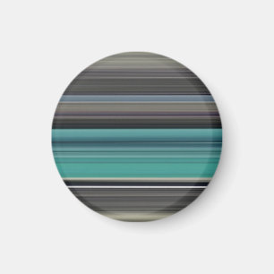 Abstract #1: Teal and grey Magnet