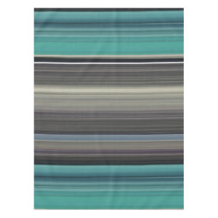 Abstract #1: Teal and grey Tablecloth