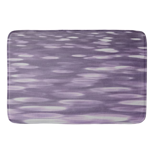 Abstract #1: Ultra Violet Shimmer Bath Mat (Front)
