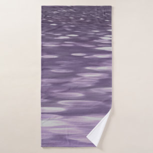 Abstract #1: Ultra Violet Shimmer Bath Towel