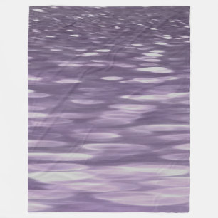 Abstract #1: Ultra Violet Shimmer Fleece Blanket