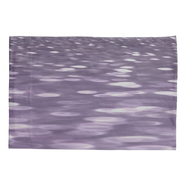 Abstract #1: Ultra Violet Shimmer Pillowcase (Back)
