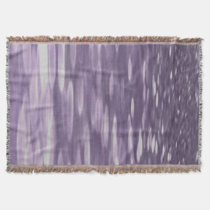 Abstract #1: Ultra Violet Shimmer Throw Blanket