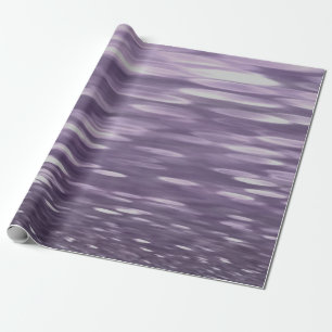 Abstract #1: Ultra Violet Shimmer Wrapping Paper