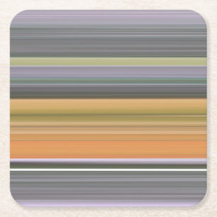 Abstract #1: Yellow and grey Square Paper Coaster