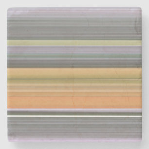 Abstract #1: Yellow and grey Stone Coaster