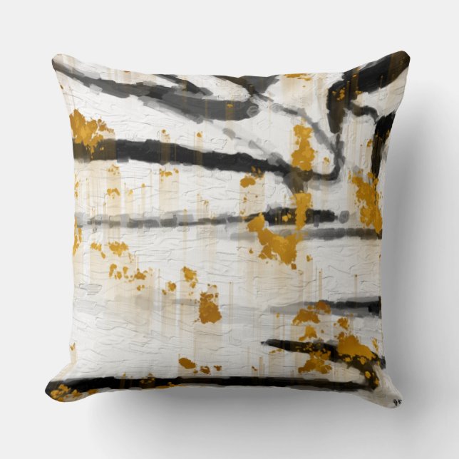 Abstract 2014-1 Throw Pillow (Front)