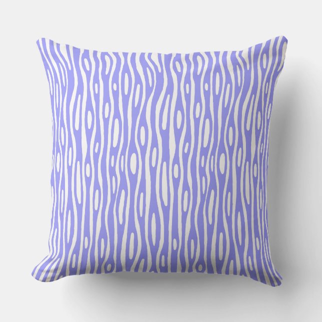 Abstract 280314 - Pastel Blue on White Cushion (Front)