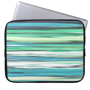 Abstract #2: Aqua blue green blur Laptop Sleeve