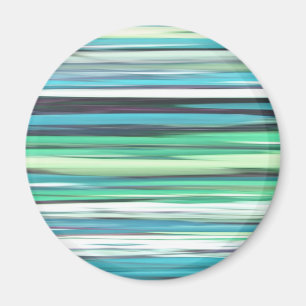 Abstract #2: Aqua blue green blur Magnet