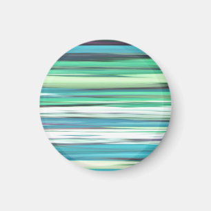 Abstract #2: Aqua blue green blur Magnet