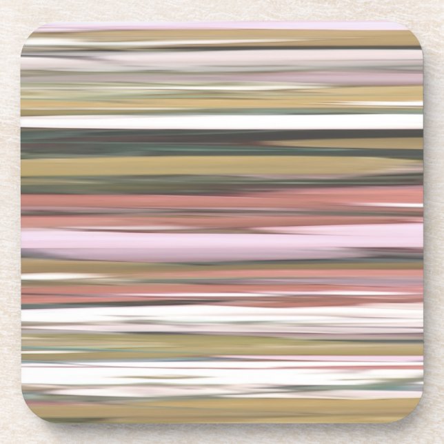 Abstract #2: Autumn Fall colours blur Coaster (Front)