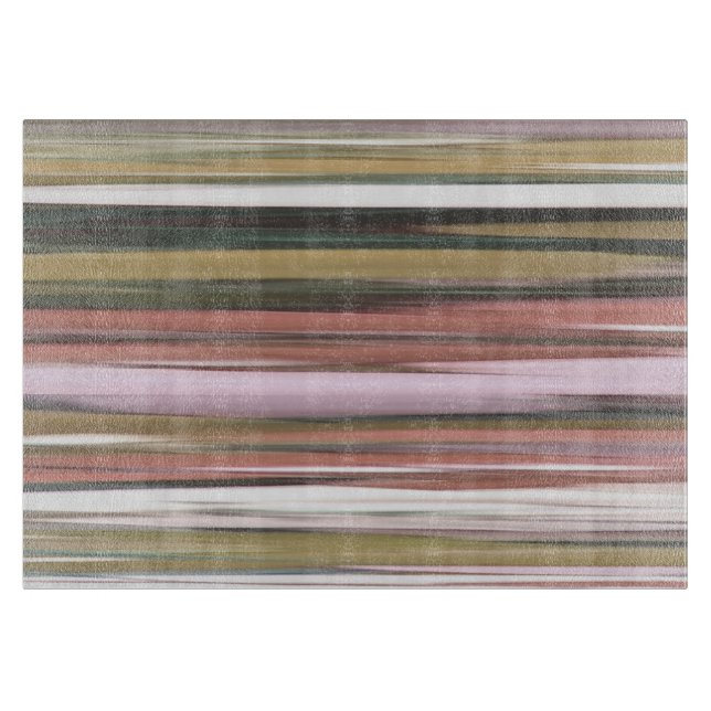 Abstract #2: Autumn Fall colours blur Cutting Board (Front)