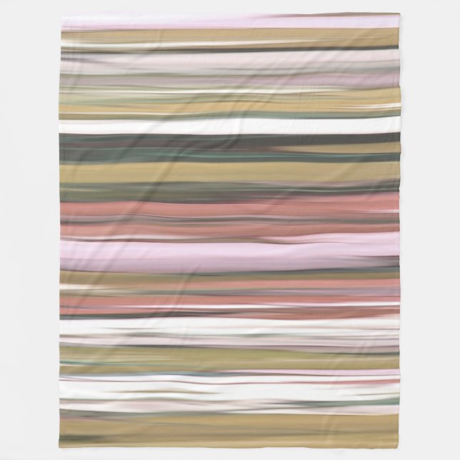 Abstract #2: Autumn Fall colours blur Fleece Blanket (Front)
