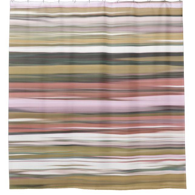 Abstract #2: Autumn Fall colours blur Shower Curtain (Front)