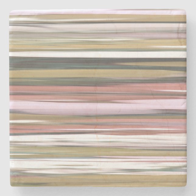 Abstract #2: Autumn Fall colours blur Stone Coaster (Front)